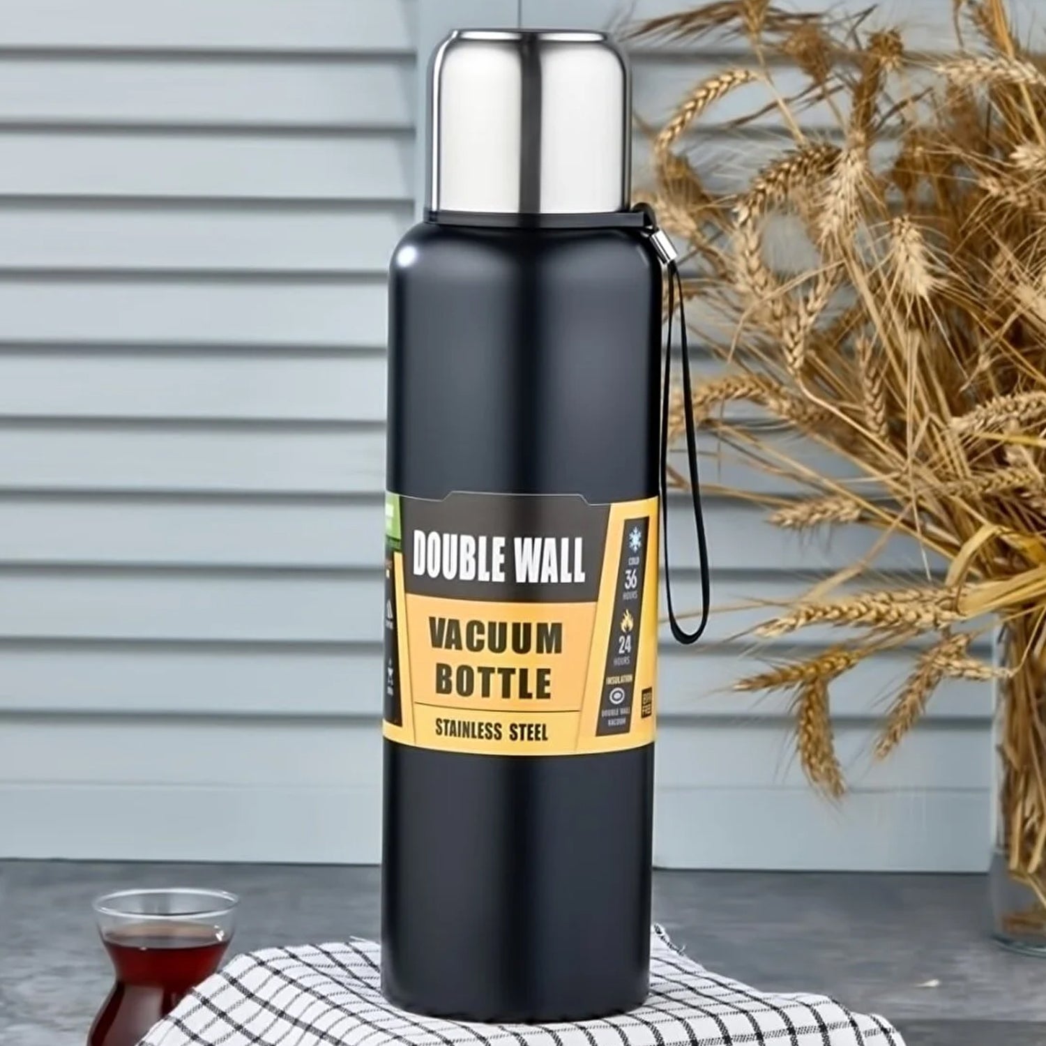 0334 304 Stainless Steel Vacuum Flask Water Bottle, Double Wall, Fridge Water Bottle, Leak Proof, Rust Proof, Hot & Cold Drinks, Gym BPA Free Camping for Sports, Outdoors Travel Home, For office/Gym/School (1500 ML) 0334 304 Stainless Steel Vacuum Flask Water Bottle, Double Wall, Fridge Water Bottle, Leak Proof, Rust Proof, Hot & Cold Drinks, Gym BPA Free Camping for Sports, Outdoors Travel Home, For office/Gym/School (1500 ML)